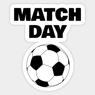 Match Day Football / Soccer Design Sticker